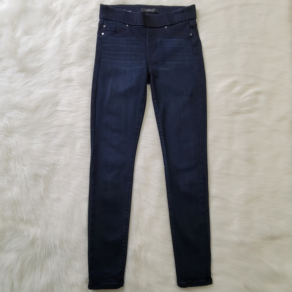 Liverpool Jeans Company Denim - Liverpool Dark Pull-on Denim Legging Jeans Women's 6